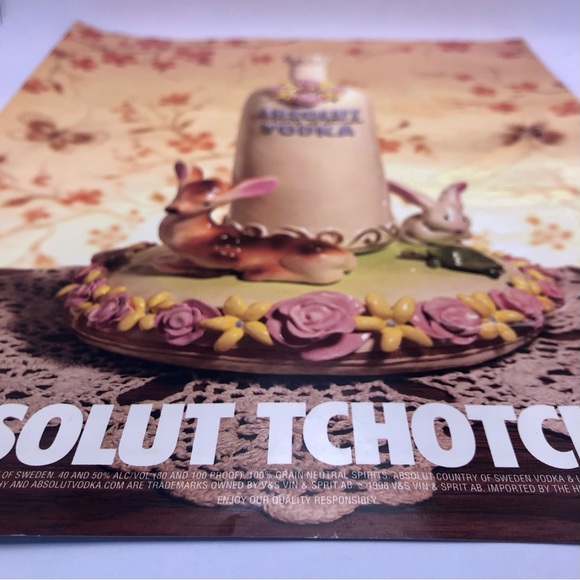 🟢[Absolut Vodka] ABSOLUT TCHOTCHKE Original 1998 Vintage Magazine Advertisement - Picture 4 of 16